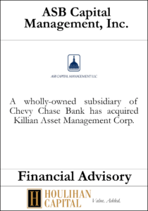 ASB Capital - Financial Advisory Tombstone"