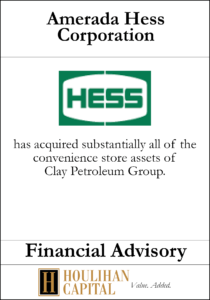 Amerada Hess Corporation - Financial Advisory Tombstone"