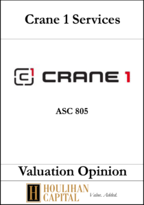 Crane1 Services - ASC 805 - Valuation Opinion Tombstone"