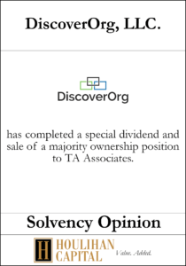DiscoverOrg, LLC - Solvency Opinion Tombstone"