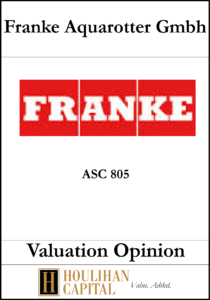 Franke Aquarotter - ASC 805 - Valuation Opinion Manager"