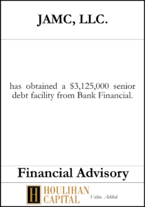 JAMC LLC - Financial Advisory Tombstone"