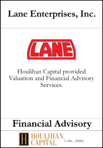 Lane Enterprises - Financial Advisory Tombstone"