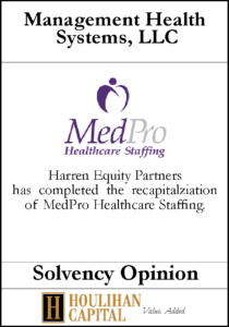 Management Health Systems - Solvency Opinion Tombstone"