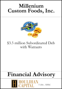 Miller's American Honey, Inc. - Financial Advisory Tombstone"