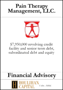 Pain Therapy Management - Financial Advisory Tombstone"