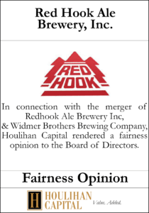 Red Hook Ale Brewery , Inc. - Fairness Opinion Tombstone"
