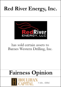 Red River Energy - Fairness Opinion Tombstone"