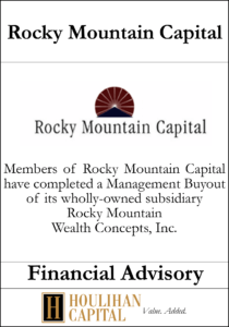 Rocky Mountain Capital - Financial Advisory Tombstone"