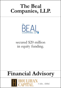 The Beal Companies - Financial Advisory Tombstone"