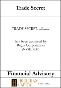 Trade Secret - Financial Advisory Tombstone"