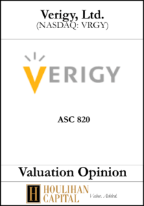 Verigy - ASC 820 - Valuation Opinion Tombstone"