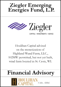 Ziegler Emerging Energies Fund - Financial Advisory Tombstone"