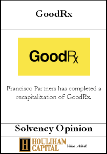 Good RX - Solvency Opinion Tombstone"