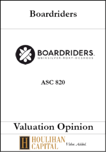 Boardriders, Inc. - ASC 820"