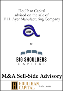 FH Ayer Manufacturing Company - Financial Advisory Tombstone"